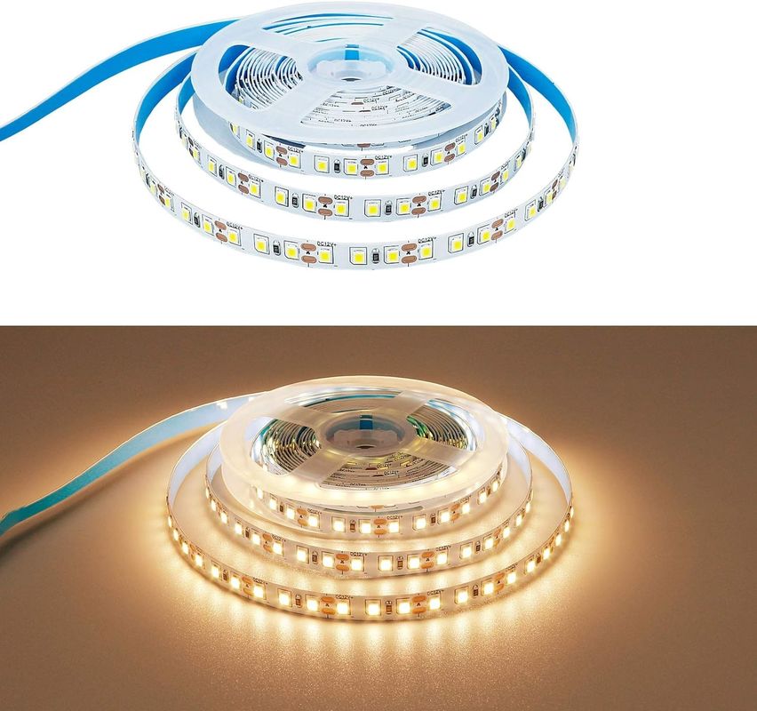 2835 LED Çizgi Işık Kaynağı 5M/Roll DC 12V/24V Beyaz PCB Işıklandırma İçi Renkli