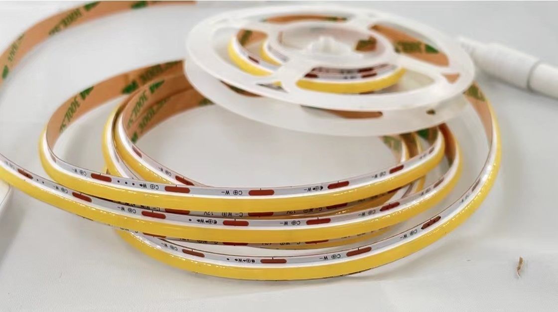 90 CRI COB 560leds CCT Enerji tasarrufu için Eco dostu aydınlatma için 8mm PCB