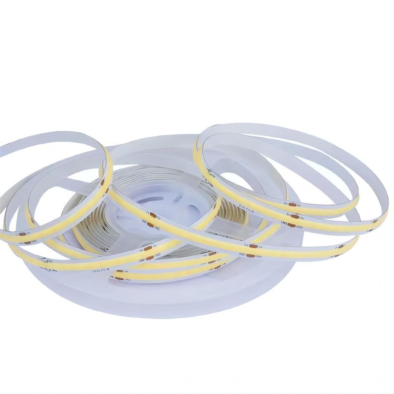 300LED'ler Buhar Dayanıklı Ayarlanabilir 90Ra Voltajsız COB LED Çubuğu Ev Işığı için 4cm Kesme Uzunluğu