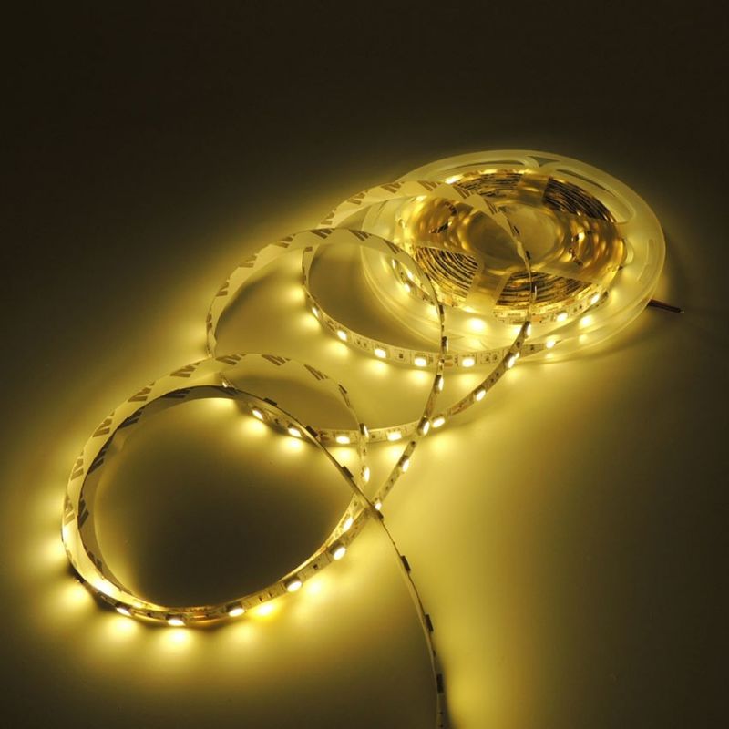 5m/roll SMD2835 Esnek LED Şerit 120LEDs Doğrudan Fabrika İyi Kalite 8mm PCB IP20 İç mekan dekorasyonu