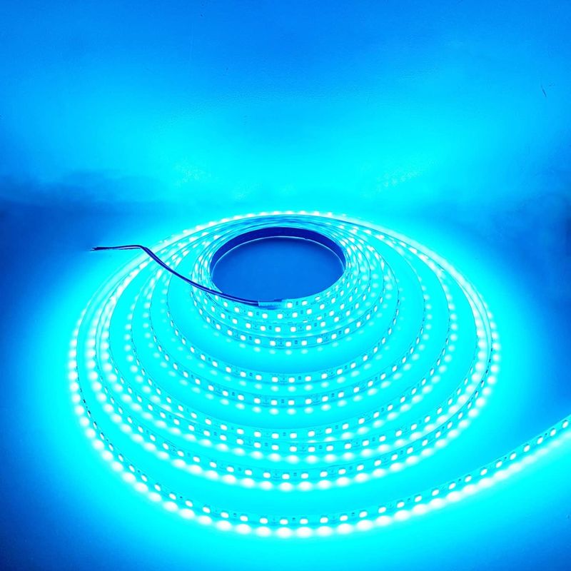 12V 240LEDS SMD 2835 LED Çizgi Işık 1200LEDs 16.4Ft Su geçirmez Renkler Kırmızı Yeşil Mavi Turuncu Bar için