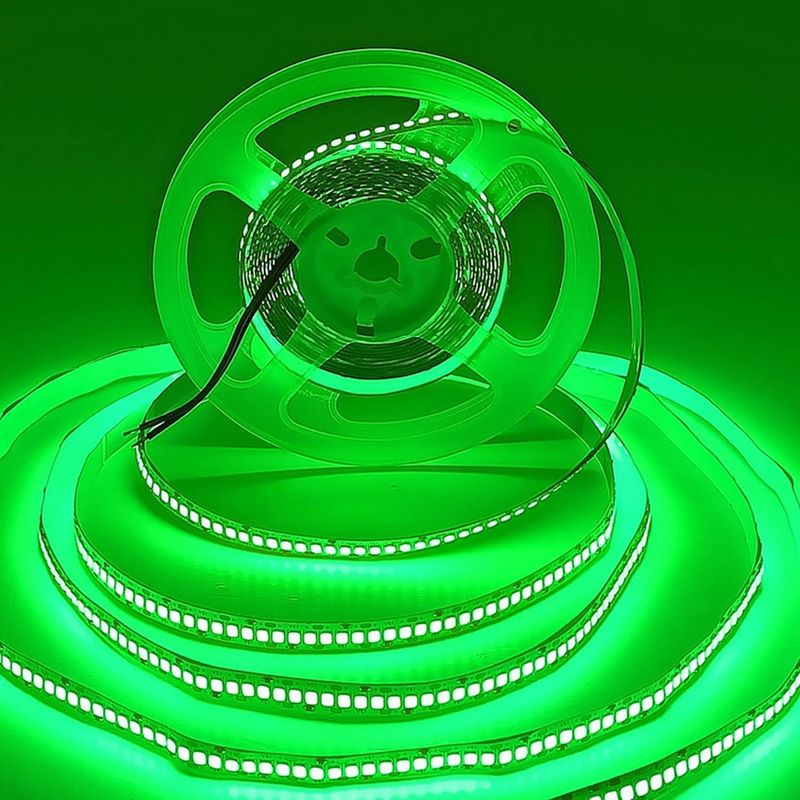 12V 240LEDS SMD 2835 LED Çizgi Işık 1200LEDs 16.4Ft Su geçirmez Renkler Kırmızı Yeşil Mavi Turuncu Bar için