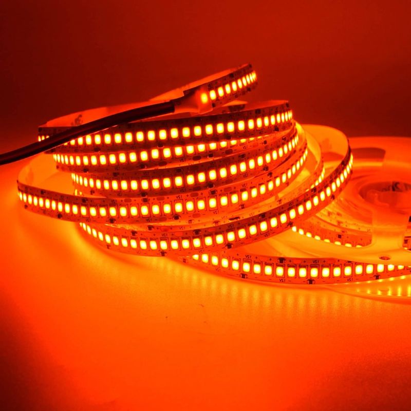 24V Yüksek Parlaklık 240LEDS SMD 2835 LED Çizgi Işık 1200LEDs 16.4Ft Su geçirmez Renkler KTV için Kırmızı Yeşil Mavi Turuncu