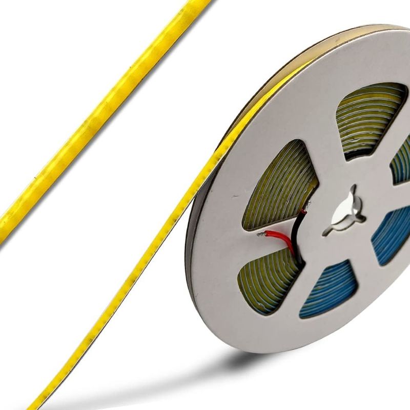 3mm Genişliği Süper Dar COB LED Şerit 400Leds / m Buz Mavi 5m Daha Uzun Yaşam Süresi Özel aydınlatma