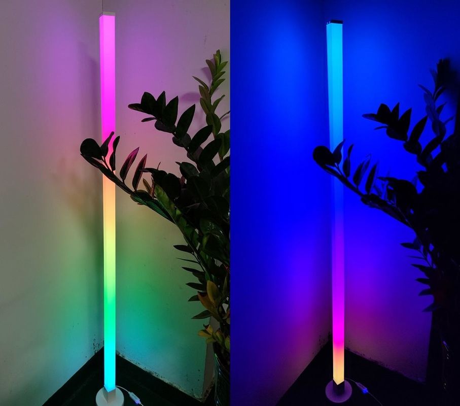 Yeni Tasarım LED Yer Köşe Işığı Enerji tasarrufu Silindrik Ambient Lamp