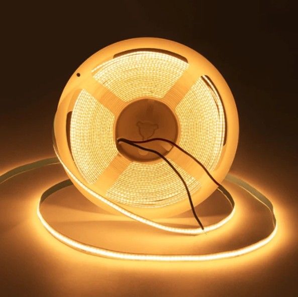 Sıfırlanabilir IP20 320LEDS 90Ra COB LED Şerit 10W/M İç mekan aydınlatması için