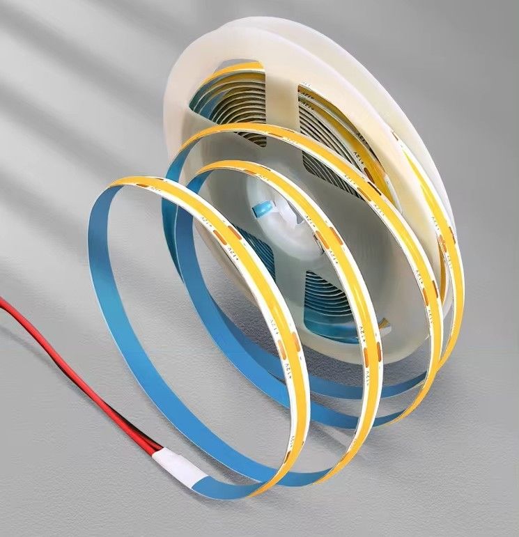 Sıfırlanabilir IP20 320LEDS 90Ra COB LED Şerit 10W/M İç mekan aydınlatması için