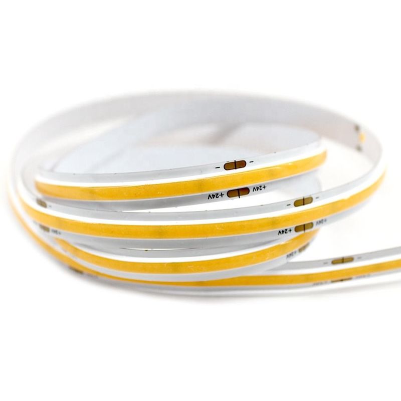 Sertifikalı 10W/m 2700K-6500K 90 CRI CRI Düzenlenebilir COB LED şeridi
