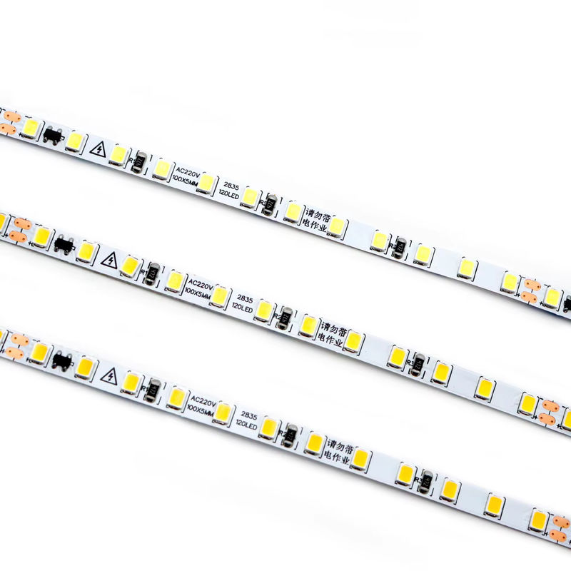 IP20 SMD2835 240LEDS 2 Satır 110V Güney Amerika'daki Odalar için Hafifletilebilir LED Şerit Işıkları