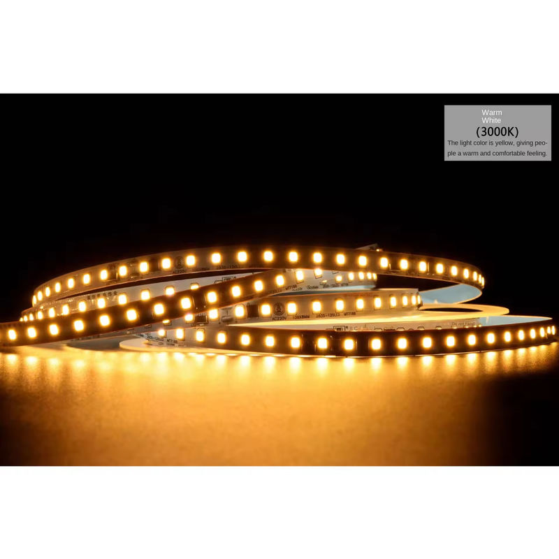 2835 120Leds 8W/M CRI80 Esnek LED Şerit 5M/10M Uzunluk Ev Noel Dekorasyonu için