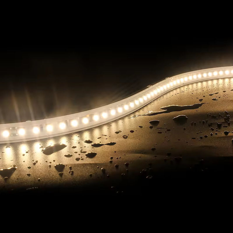 220v Sürücüye gerek yok 10cm Kesilebilir 2835 LED Şerit IP65 120 LED Teyp Işık Su geçirmez IP20 Esnek LED Şerit
