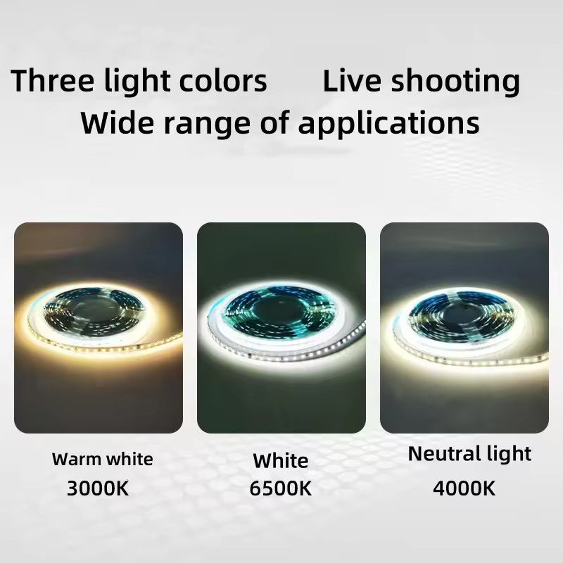 İçerideki Yüksek Voltajlı Yumuşak LED Şerit Işıkları Su geçirmez 230v 220v Sıcak Beyaz 3000k 4200k 6500k LED Şerit Işıkları