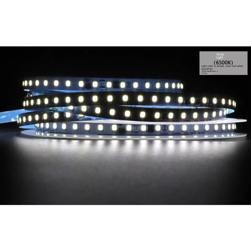 İçerideki Yüksek Voltajlı Yumuşak LED Şerit Işıkları Su geçirmez 230v 220v Sıcak Beyaz 3000k 4200k 6500k LED Şerit Işıkları