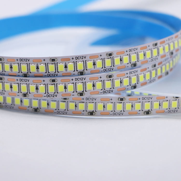 5M LED Şerit Işık Beyaz PCB 2835 Chip IP20 80Ra 12V 24V LED Şerit Işıklandırma