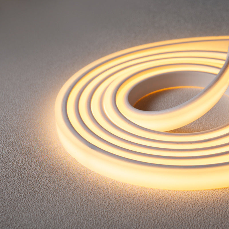 Sıcak Beyaz 2700K Silikon Neon LED Işığı 12W/m Emitte Rengi ve IP68 Su geçirmezliği