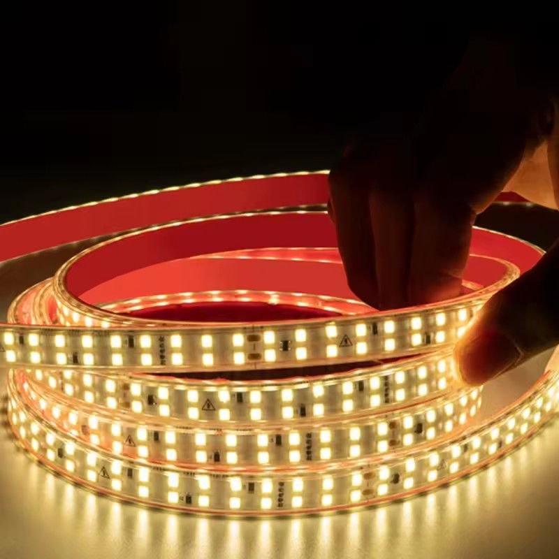 Sürücüsüz Yüksek Voltaj 220V Sürücüsüz Kendi kendine yapışkan Işık Çubuğu 240leds smd 2835 IP67 IP65 Dekoratif Hat Işık