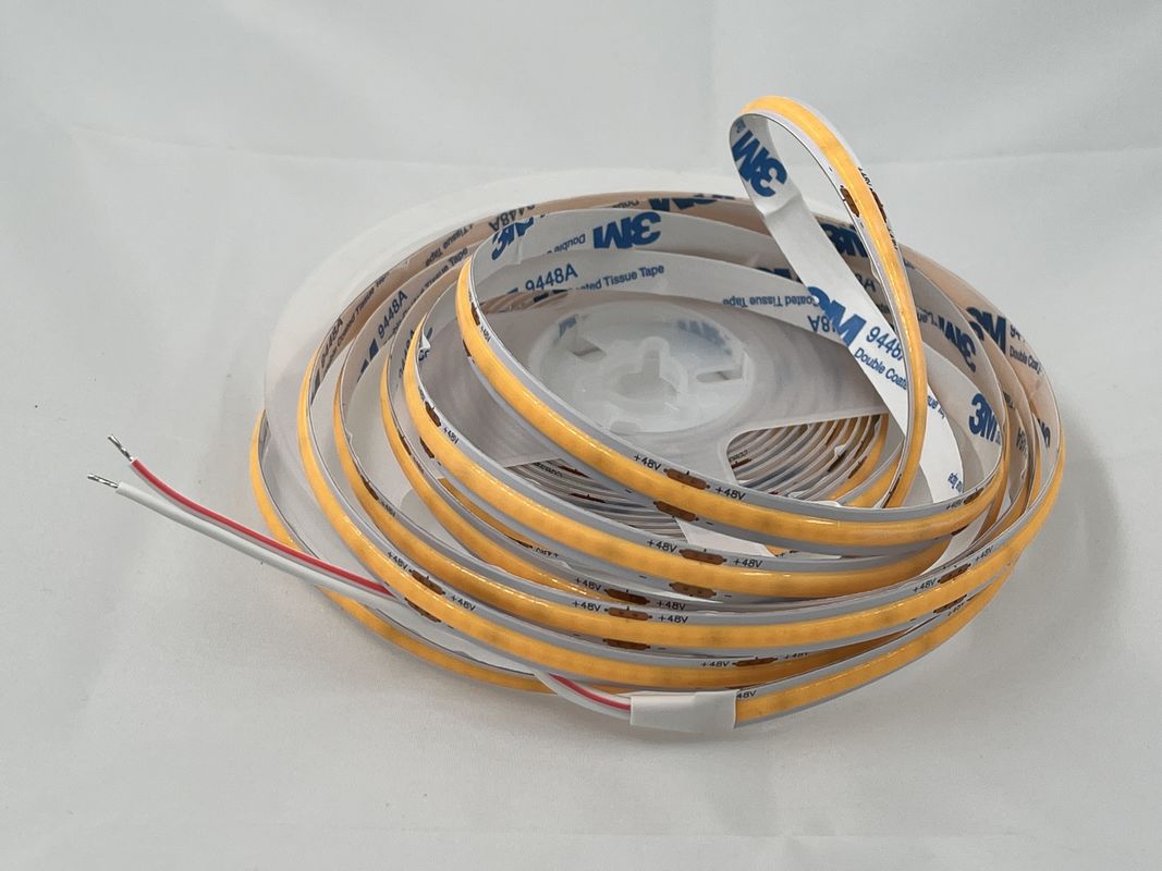 48V COB 320leds/M 90CRI Dimmable 100lm/W 11W/M Fleksibel COB LED Çizgi Işık İç Dekorasyon için