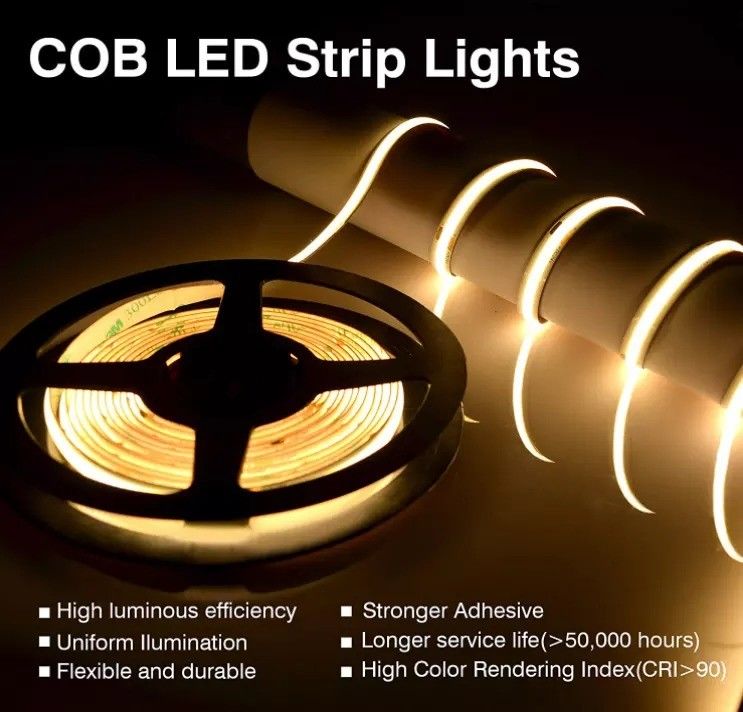 İç / Dış Dekorasyon Su geçirmez Profil Işık Sensör Kontrolü ile COB LED Şerit