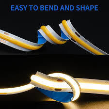 COB LED 10W 12W 110LM 320d/m Çift PCB DC 12V 24V 220V CRI 90Ra 10meter Ücretsiz Özellik Çubuğu
