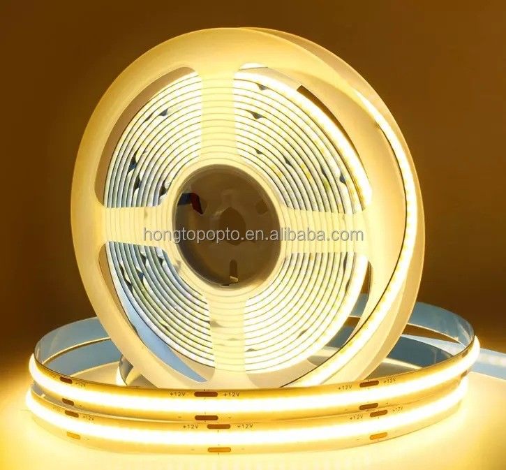 İç ve dış mekan dekorasyonu COB LED şerit ışığı Yüksek CRI 280 320/480 uzaktan kumanda