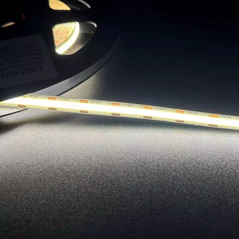 İç mekan dış mekan dekorasyonu COB 320 480 CRI90 3 yıl LED neon şeridi kesim uzunluğu 1cm