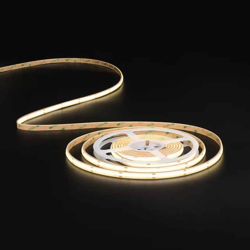 İç dekorasyon için gerçek çift PCB düşük voltajlı COB LED şeridi ve 0.2kg ürün ağırlığı