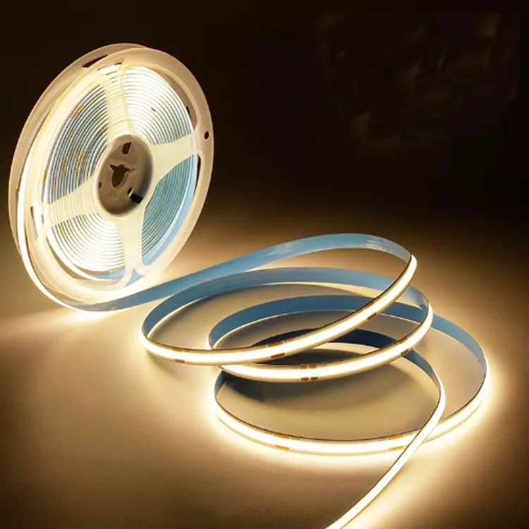 8mm Led Cob Şerit 24v Işık Şeridi Usb Tv Arka Işık Flex 12v Ultra İnce Küçük Cob Led Şerit Işık
