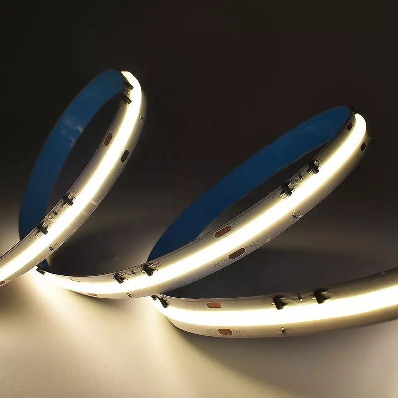 8mm Led Cob Şerit 24v Işık Şeridi Usb Tv Arka Işık Flex 12v Ultra İnce Küçük Cob Led Şerit Işık
