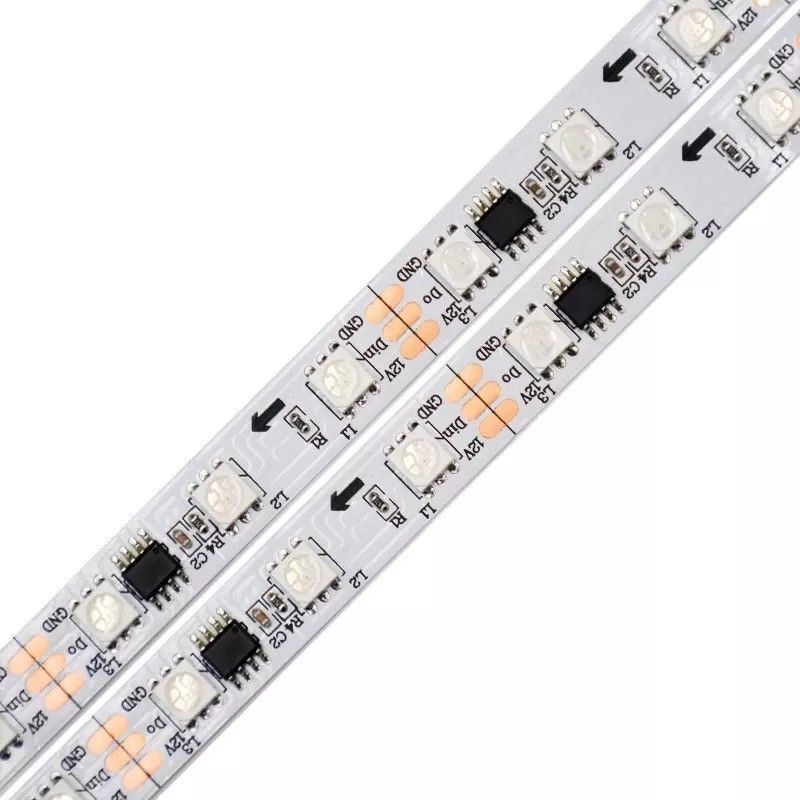 Hongtop 5m/roll 3- SK6812 RGB RGBW RGBWW RGBNW RGBCW Mobilya için LED Çizgi Işık
