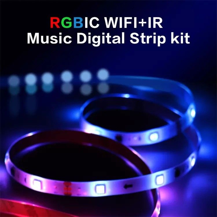 Hongtop 5m/roll 3- SK6812 RGB RGBW RGBWW RGBNW RGBCW Mobilya için LED Çizgi Işık