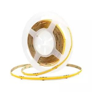 Su geçirmez COB 252leds CRI90 12V 24V Düşükleyici İçeriye Dışarıya Dekorasyon 5M Esnek LED Şerit