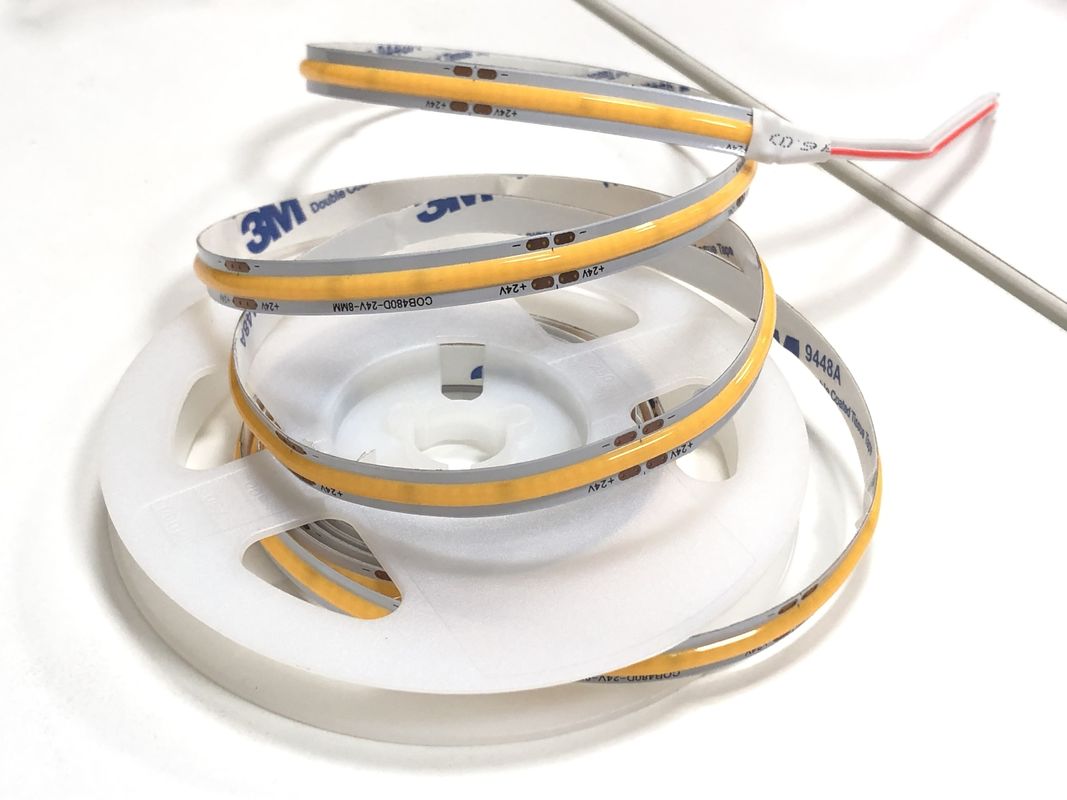 2700K 110lm 2023 HT 5m 10m 12v 24v 220v Rgbw Cob Işık Şeridi Cob Led Şerit