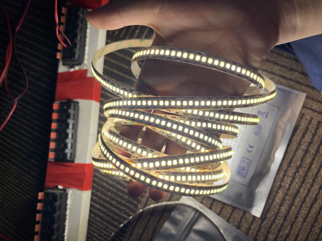 IP20 Rating Manzara Dekorasyonu Aydınlatma 5m 10m 12v 24v 220v Rgbw Cob Light Strip