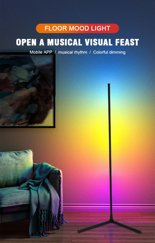 Uzakdan kumanda Etraf Güneş Batım Lampu Akıllı Oturma Odası RGB Renk Değiştirme Dekorasyon Gece Işıkları