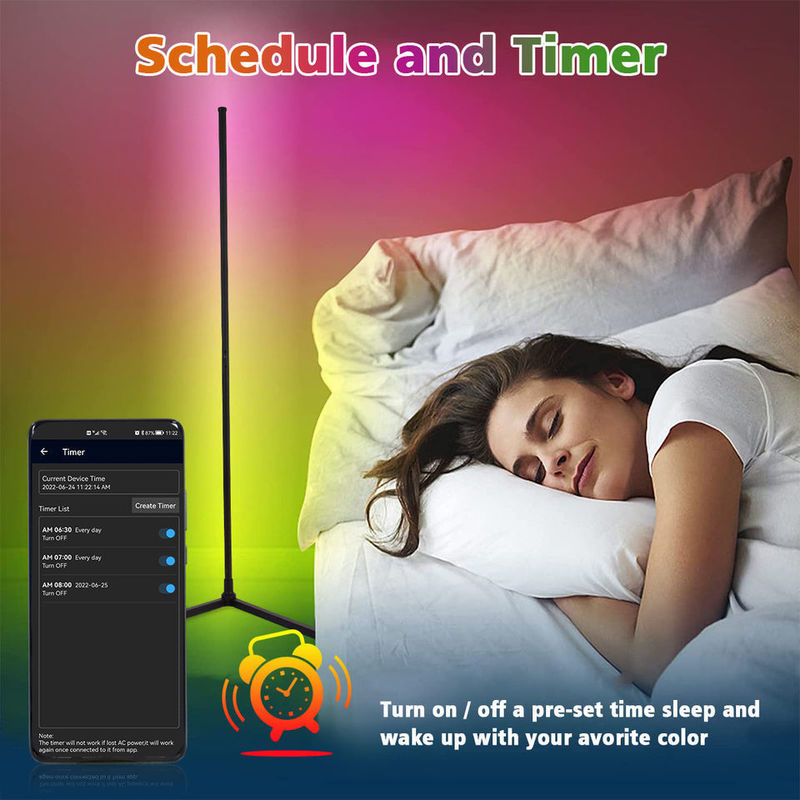 Ürün Akıllı Ambient Günbatımı Lampası Yeni tasarlanmış RGB Renk Değiştirme Dekorasyon Gece Işıkları