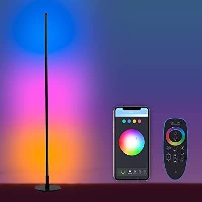 Yatak odası RGB IC Oyun Işıkları Oturma Odası Ambient Mood Light Standing LED Corner Floor Lamp