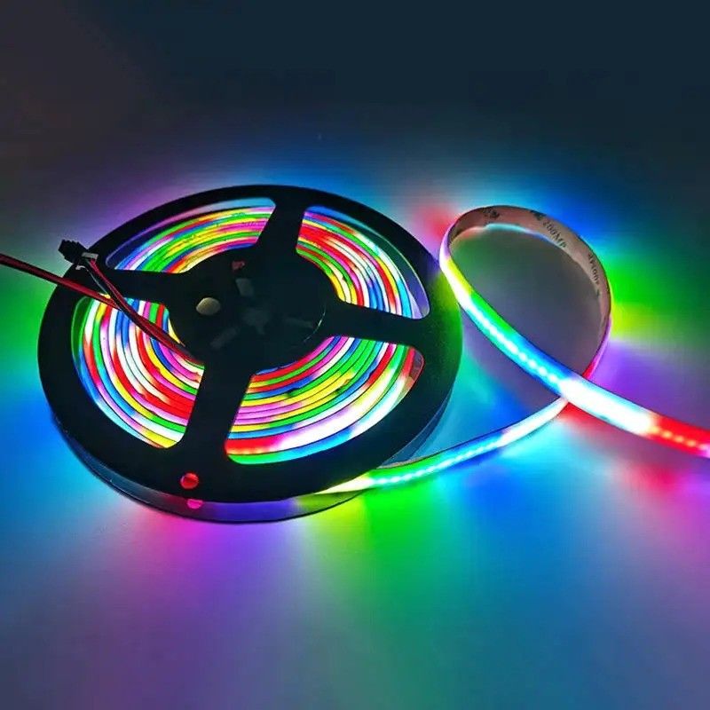 Lamba Işık Akışı lm 1000 24V 576LED/metre RGB COB LED Yumuşak Işık Çubuğu Doğrudan İyi