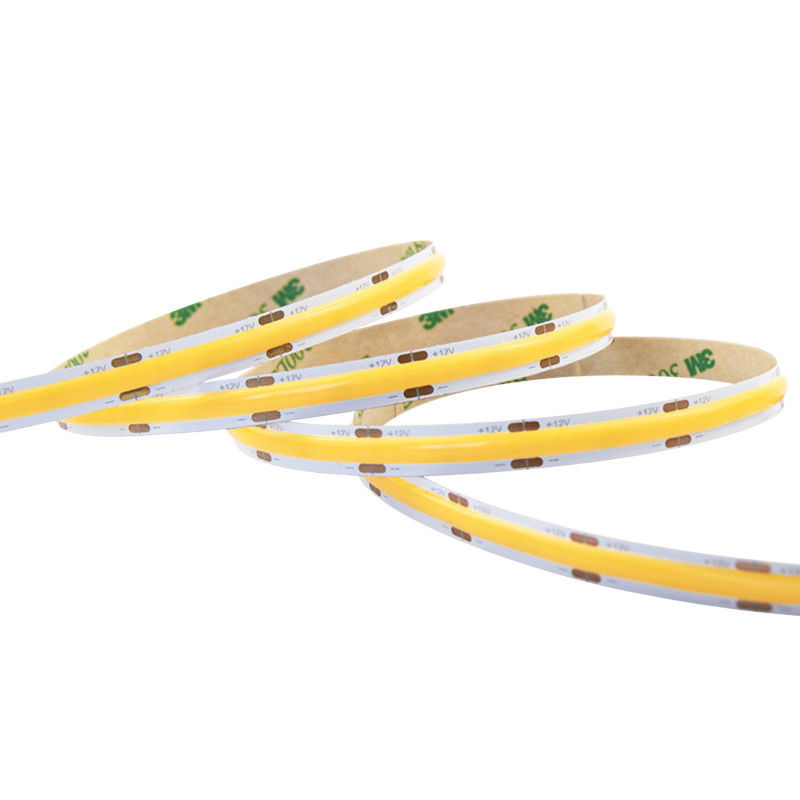 Tatil aydınlatma projeleri için kesilebilir 320LED 8MM 12 Volt Esnek COB LED Şerit Işığı