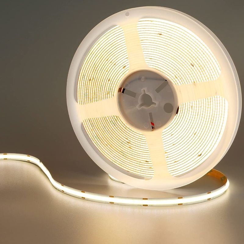 Cob Led Şerit Cob Işık Şerit 5V 12V 24V Özel 50000 Saat Yaşam süresi 0.15kg