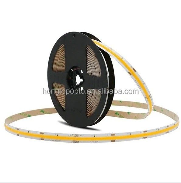 CE RoHS Onaylı Esnek Beyaz COB LED Şerit 3000K Renk Sıcaklığı