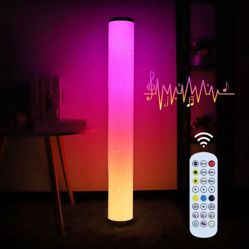Akıllı Ev Yatak Odası için Özel Atmosphere Wifi Uygulama ve Uzaktan Kumanda LED Yatak Lambası