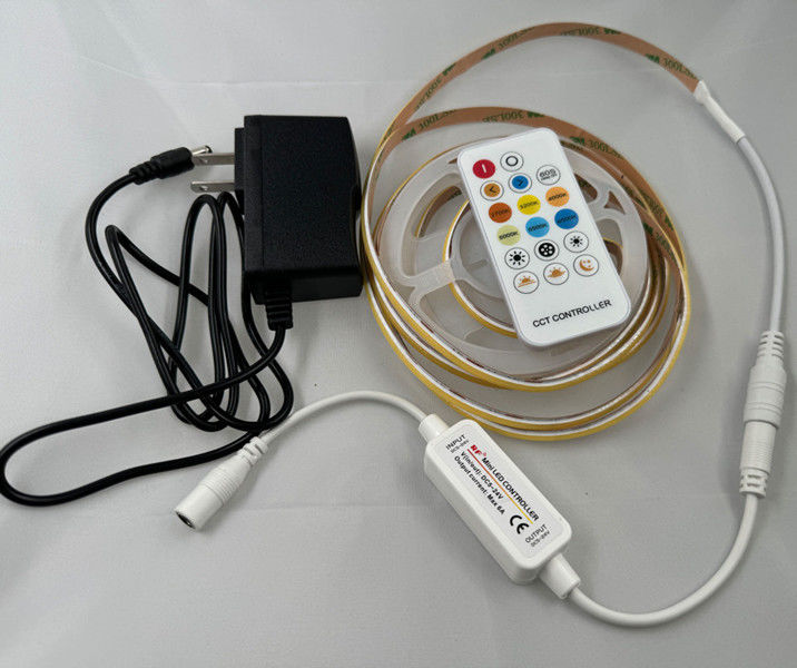 DC 24V Landscape 2m 560 LED'ler COB Kontrolör ve Adaptörlü Dönüştürülebilir LED Şerit Kiti