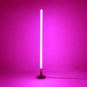 RGB Oyun Işıkları Oturma Odası Ambient Mood Light Rgb Dekorasyon Gece Işıkları Dik Led Köşe Yer Lâmpesi Drop Shipping için