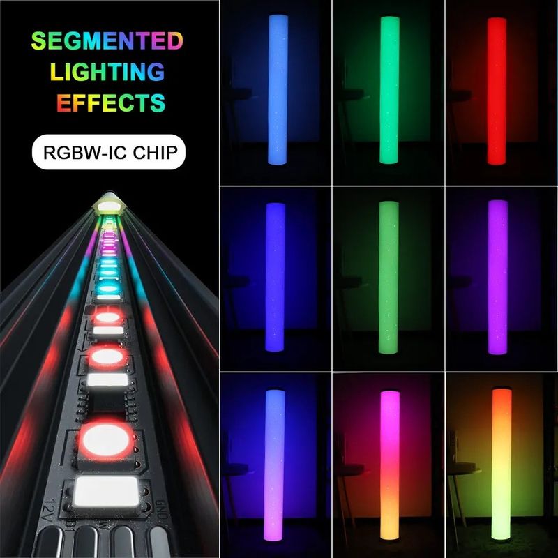 RGB Oyun Işıkları Oturma Odası Ambient Mood Light Rgb Dekorasyon Gece Işıkları Dik Led Köşe Yer Lâmpesi Drop Shipping için