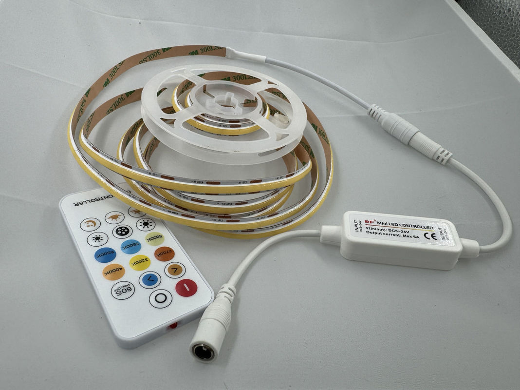 DC12V/24V Giriş Voltajı LED Çizgi Kütüphane, Hafifletilebilir COB Işıkları ve Akıllı Sürücü