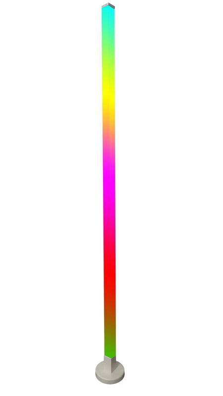 LED RGB zemin lambaları Uzaktan Kumanda ve Destek Dimmer ile Modern Stand Zemin Işığı