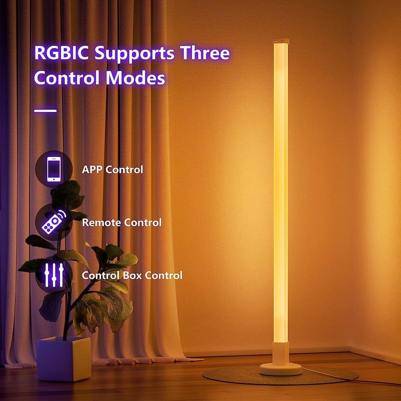 Hongtop Işık Kaynağı LED tarafından Yatak oturma odası için LED Ambient Light RGB Köşeli Lamba