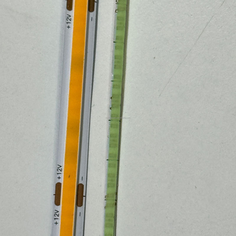 COB LED Şerit 12V 1CM Kesme 3MM Ultra İnce Genişlik 5MM 100lm CRI90 3 320LED Çift PCB