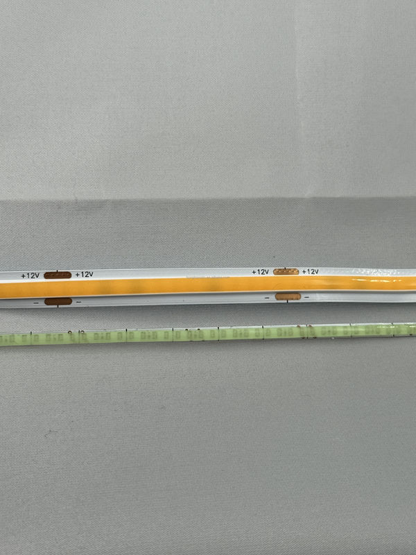 COB LED Şerit 12V 1CM Kesme 3MM Ultra İnce Genişlik 5MM 100lm CRI90 3 320LED Çift PCB