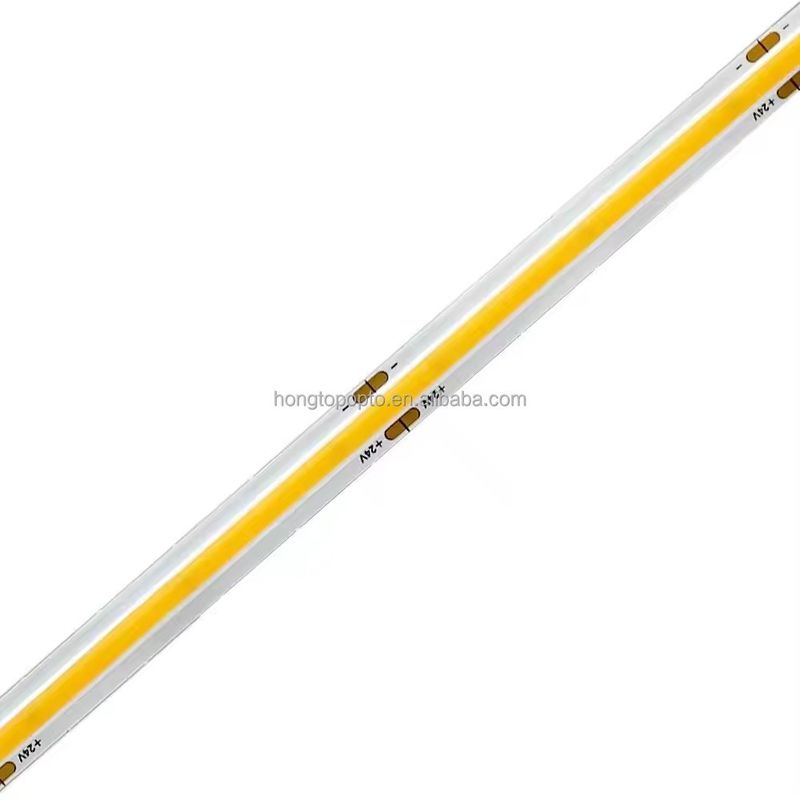 COB LED şerit DC24V CRI90 312LEDs/m IP33 IP40 IP44 sabit 10m tam aydınlatma ile